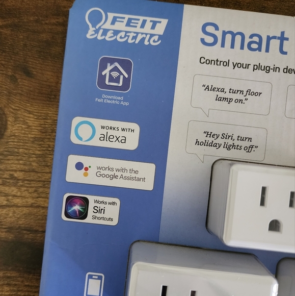 Feit Electric Smart Plugs 3-Pack NWT - Picture 5 of 16
